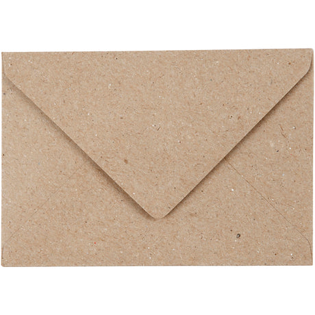 Recycled Envelopes, beige, envelope size 7,8x11,5 cm, 120 g 