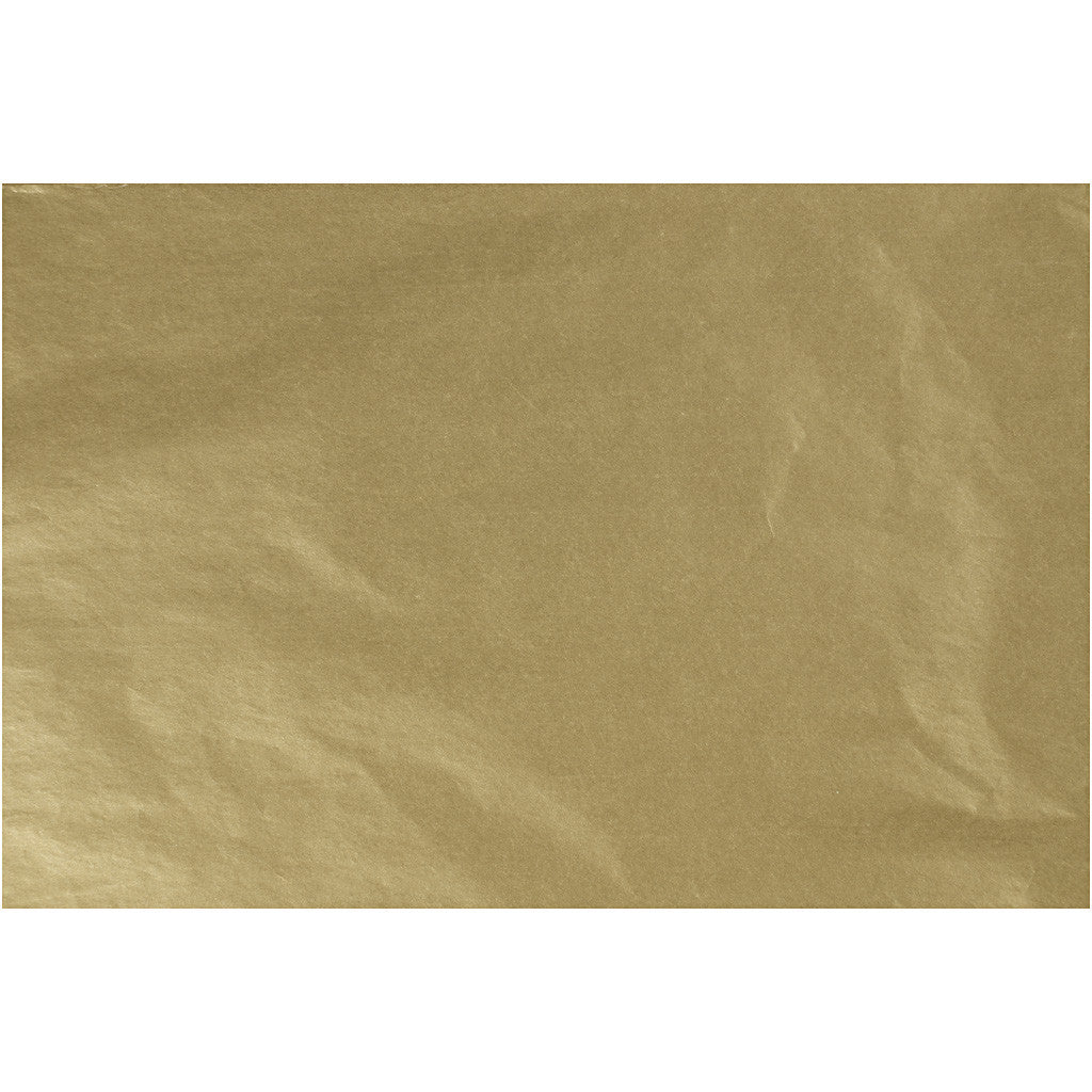 Tissuepapier Goud 50x70 cm, 14 gr - 25 vel