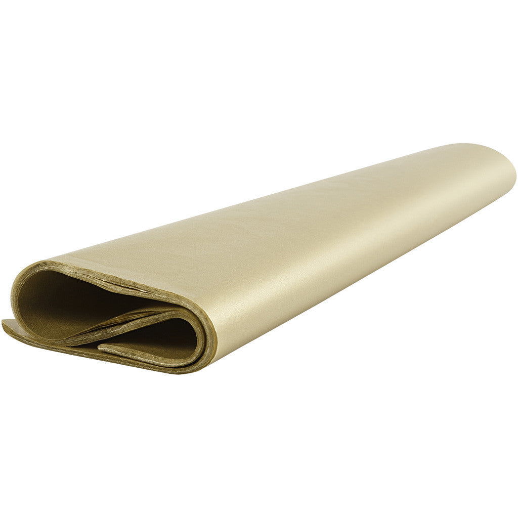Tissuepapier Goud 50x70 cm, 14 gr - 25 vel