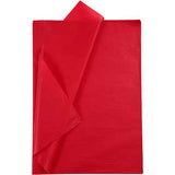 Tissuepapier Rood 50x70cm, 14 gr - 25 vel