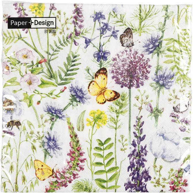 Tafelservetten Lente, 330x330mm - 20 st