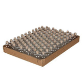 Glazen fles mini met kurk 20ml 30x60mm - 105 st
