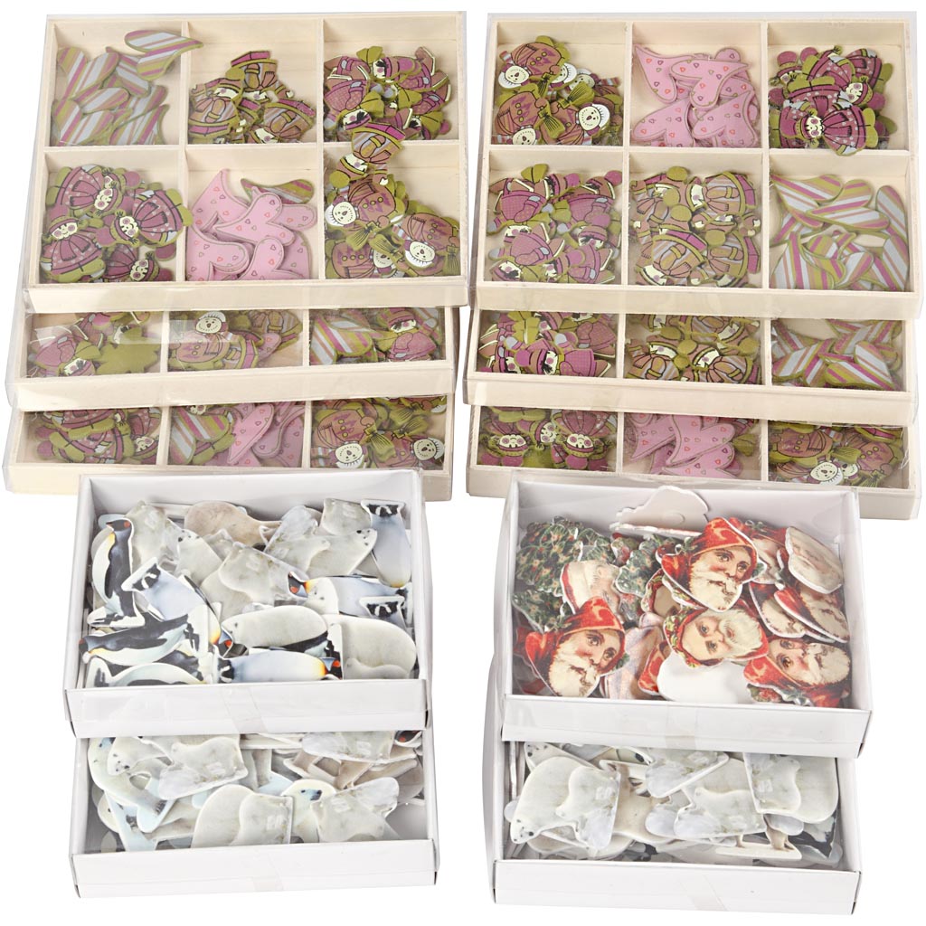 Wooden Stickers, H: 40