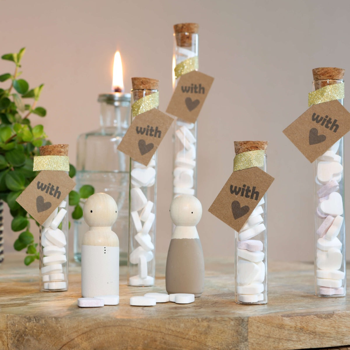 Glazen buis Ø2cm en 19cm hoog - 12 st