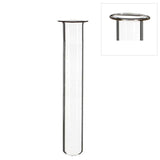 Glazen reageerbuisjes met ringen Ø2,5 h.20cm - 12 stuks