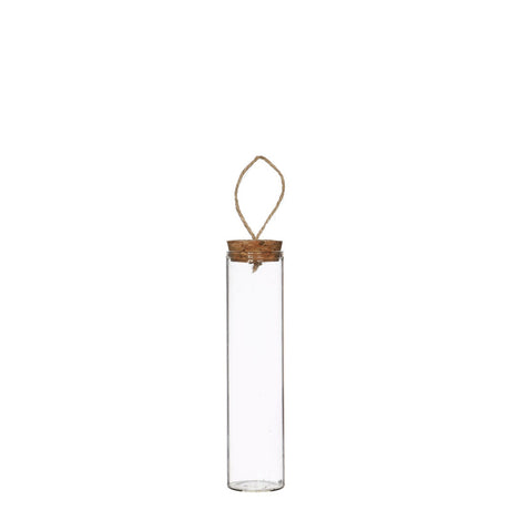Reaction tube with cork and rope Ø3cm and 10cm high (12 pcs.) [IFS
