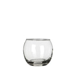 Glazen bolvormige pot Ø8 h.7cm - 12 stuks
