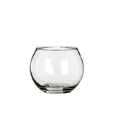 Glazen bolvormige pot Ø10 h.8cm - 6 stuks