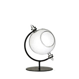 Glazen bol voor theelichtje met standaard Ø8 h.14cm - 1 stuk