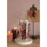 Stolp met houten basis Ø17 h.30 cm - 1 stuk
