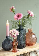 Vaas Venetië Amber H: 113 x Ø50 mm - 12 stuks