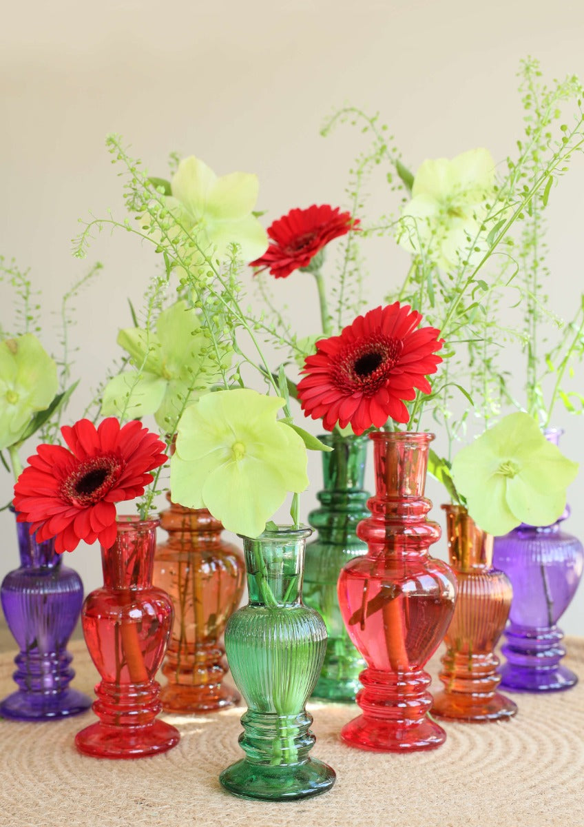 Vaas Venetië Donker groen H: 113 x Ø50 mm - 12 stuks