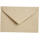 Gerecyclede Enveloppen Naturel C7 78x115mm, 120 g - 50 st