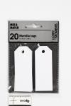 Manilla Labels wit 30x80mm - 20 st