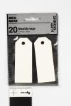 Manilla Labels off-Wit 30x80mm - 20 st