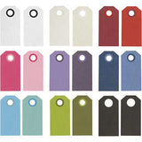 Manilla Labels div. kleuren 30x60mm - 30x20 st