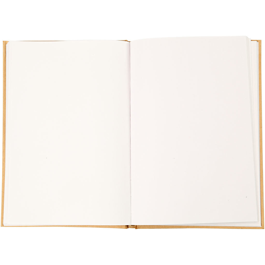Notitieboek bruin, A5, dikte 8 mm, 80 gr - 1 st