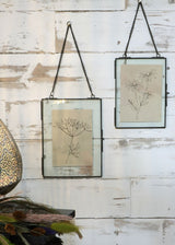 Metalen hanger voor droogbloemen etc. 15,5x20,5cm - 6 st