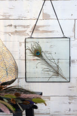 Metalen hanger voor droogbloemen etc. 25x25cm - 4 st