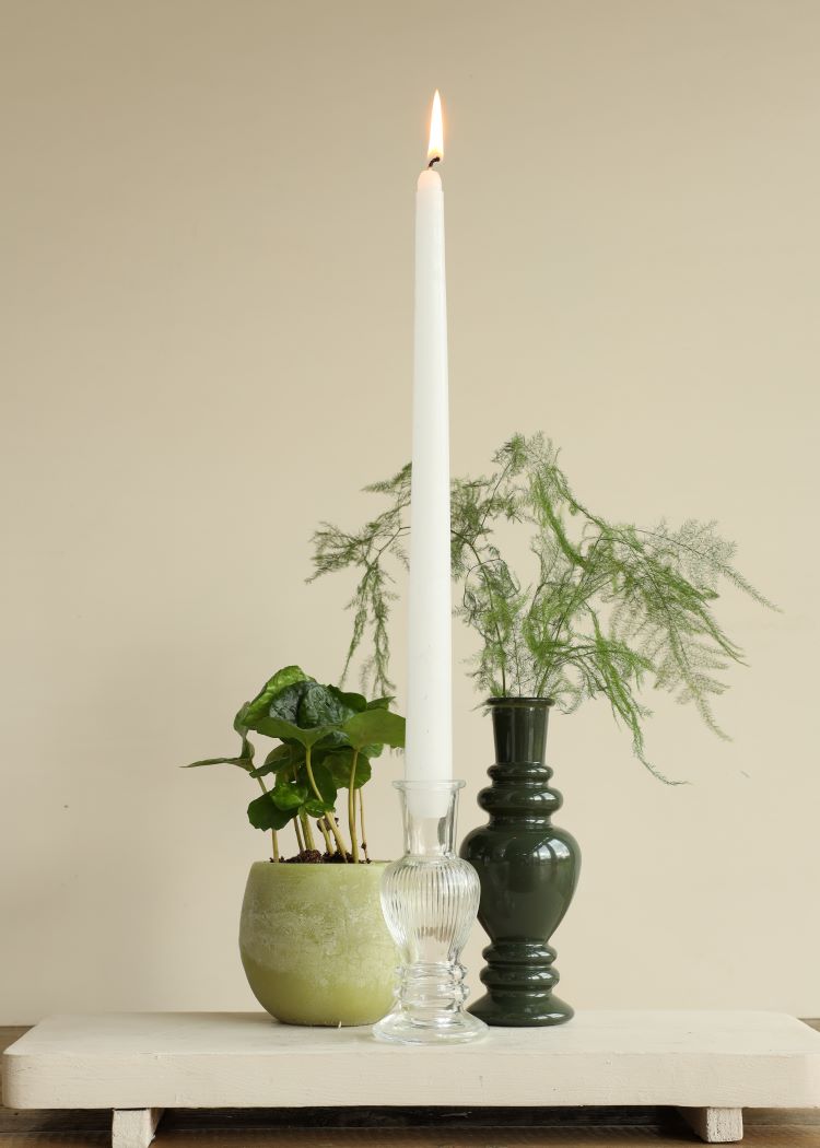 Aroma schaal light groen jasmin geur Ø90x80 mm - 6 stuks