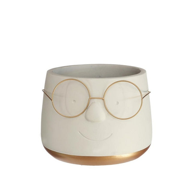 Pot with glasses Gold Ø160 h: 115 mm 