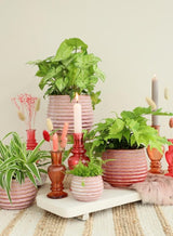 Pot Roze Carmine Rise Ø100 x h: 135 mm - 6 stuks