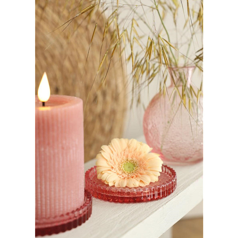 Glazen schaaltjes Kate Ø10 h.6,5 cm roze set 4 - 6 stuks