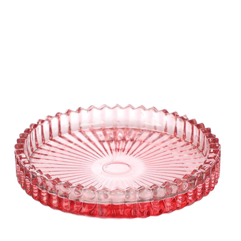 Glazen schaaltjes Kate Ø10 h.6,5 cm roze set 4 - 6 stuks