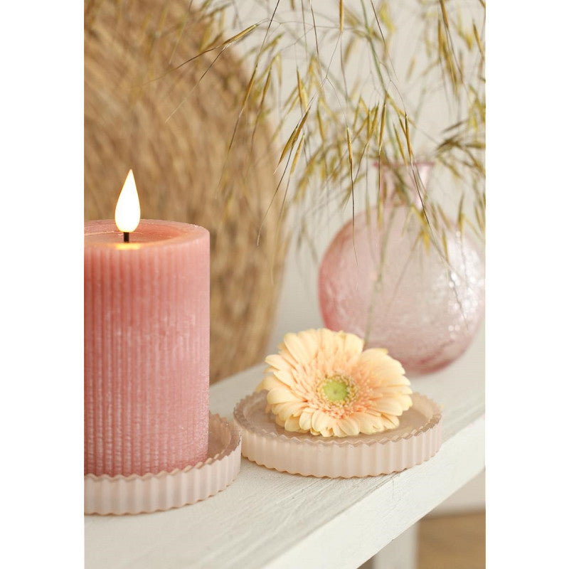 Glazen schaaltjes Kate Ø10 h.6,5 cm mat crème set 4 - 6 stuks