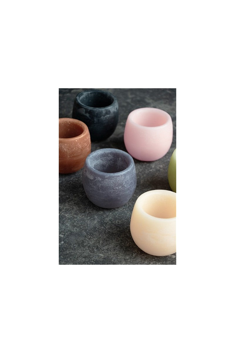 Aroma schaal wit Kaneel geur Ø90x80 mm - 6 stuks