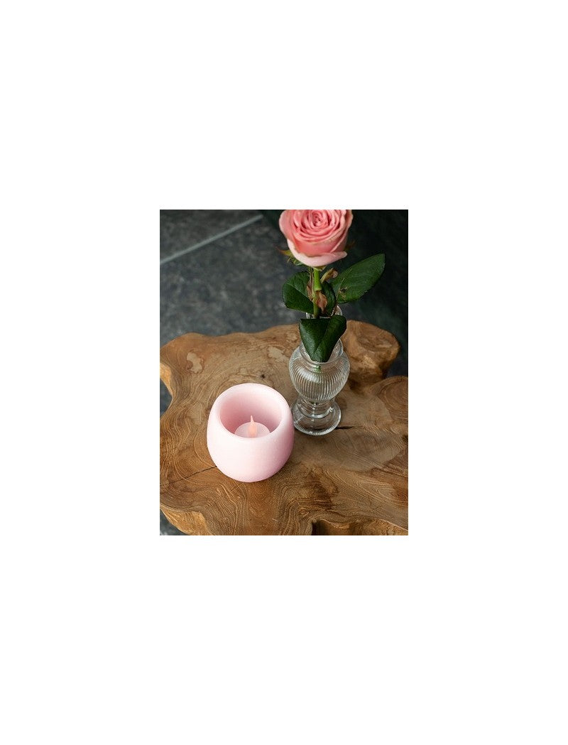 Aroma schaal Roze rose geur Ø90x80 mm - 6 stuks