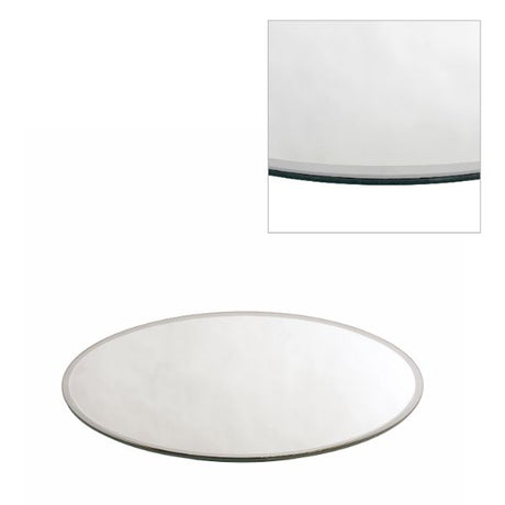 Mirror Plate Round Ø30cm bevelled Edge  