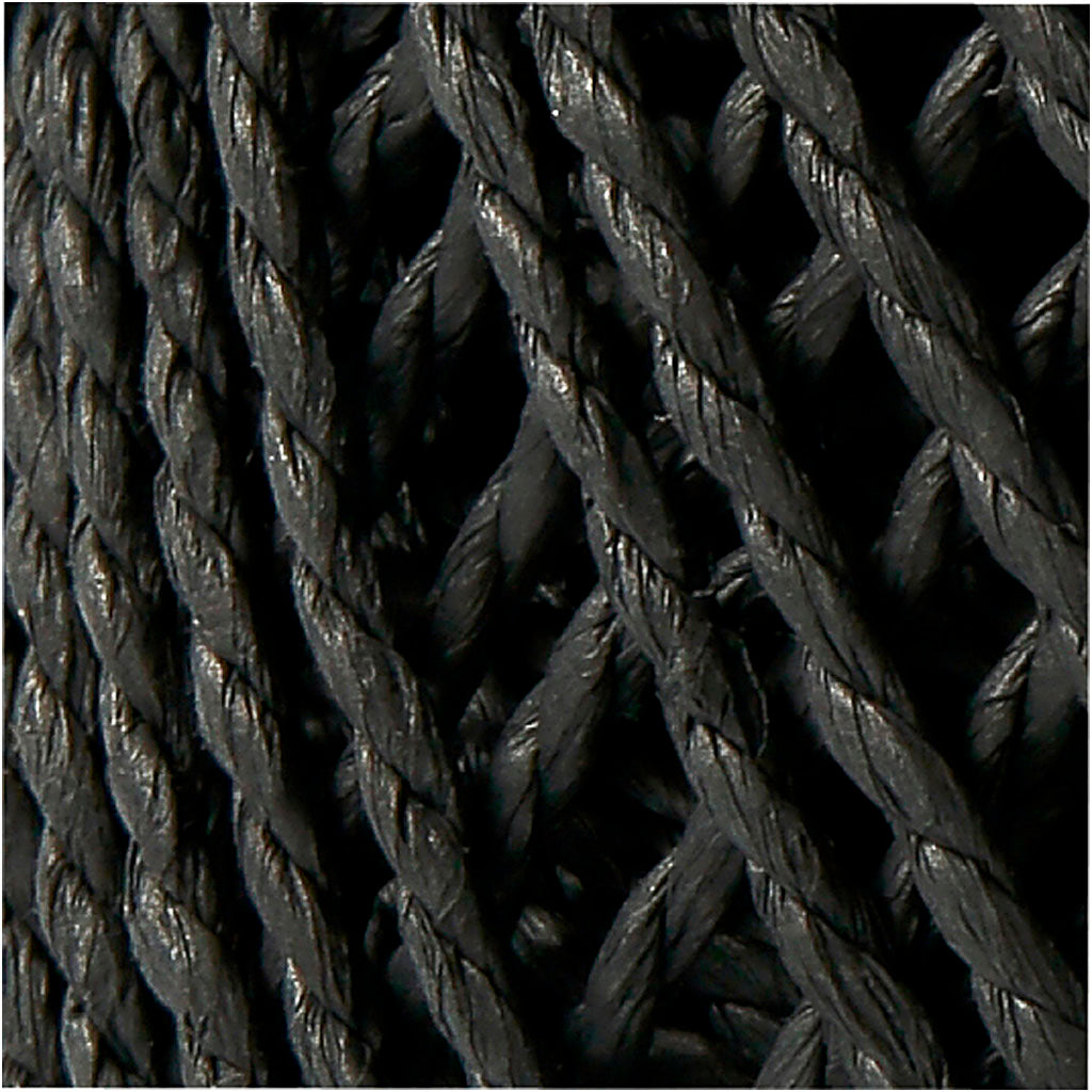 Papiergaren Zwart 2.5 - 3 mm dik - 150 gram