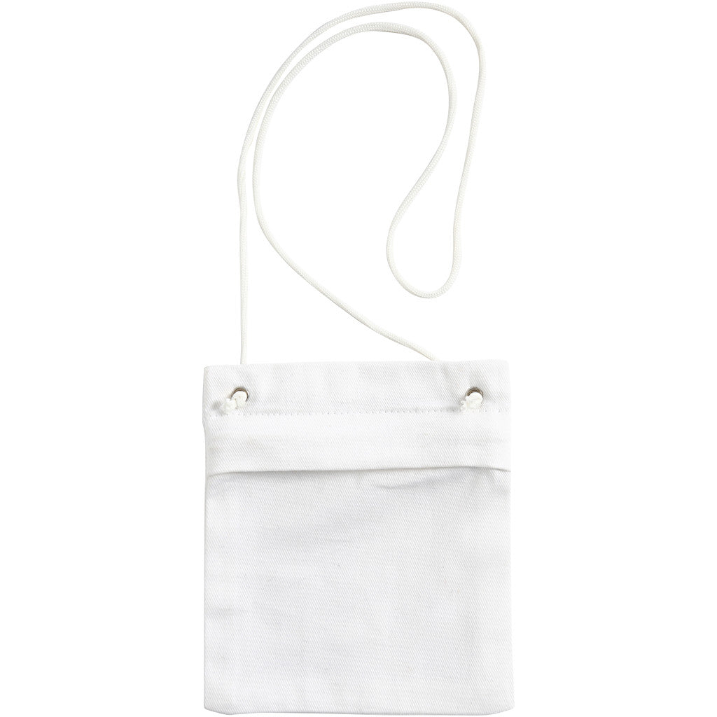 Hangportemonnee Wit 130x150mm - 1 st.