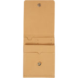 Schoudertas van Vegan Leer, licht brown, H: 18 cm, L: 13 cm, 350 g - 1 st