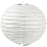 Papieren lamp, wit, Rond, 35cm - 1 st