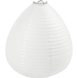 Papieren lamp, wit, Druppel, 27x25cm - 1 st
