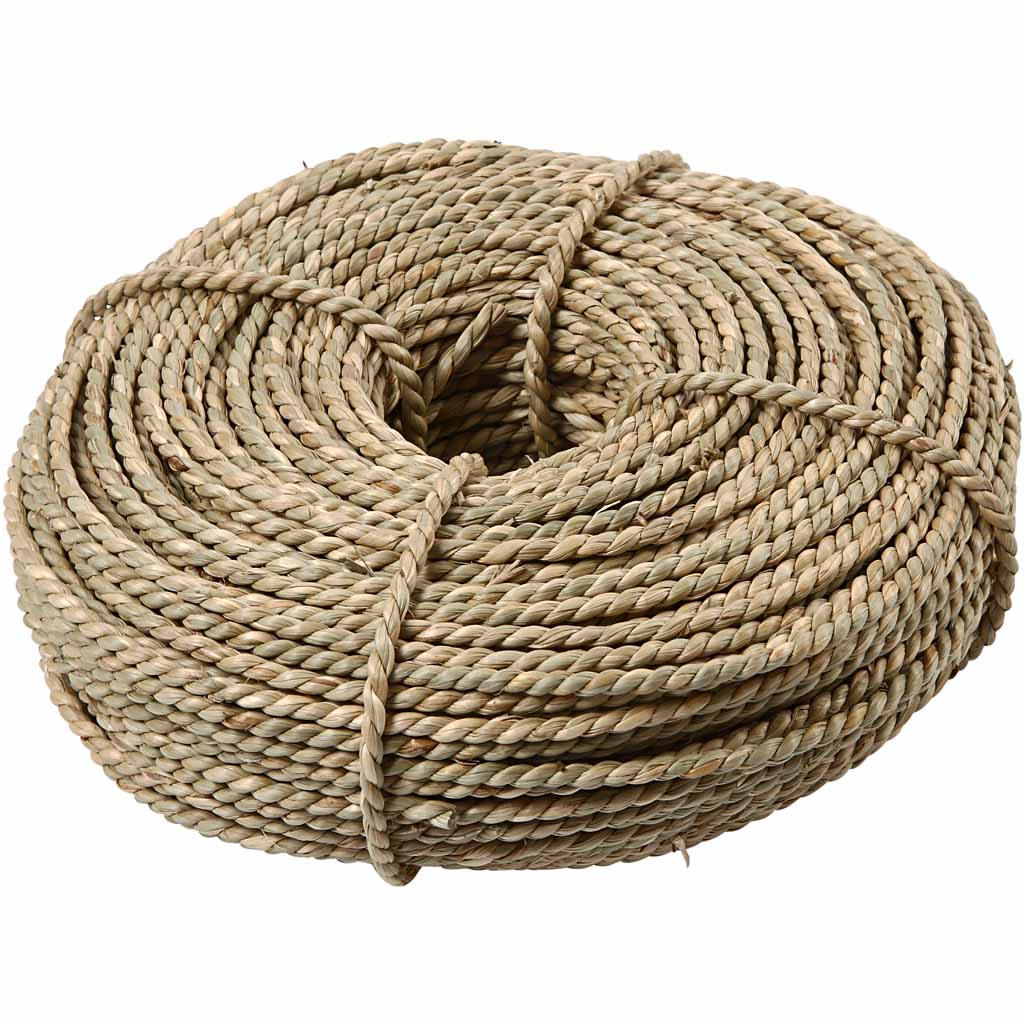 Sea Grass Rope Natural 2.8 to 3 mm thick 