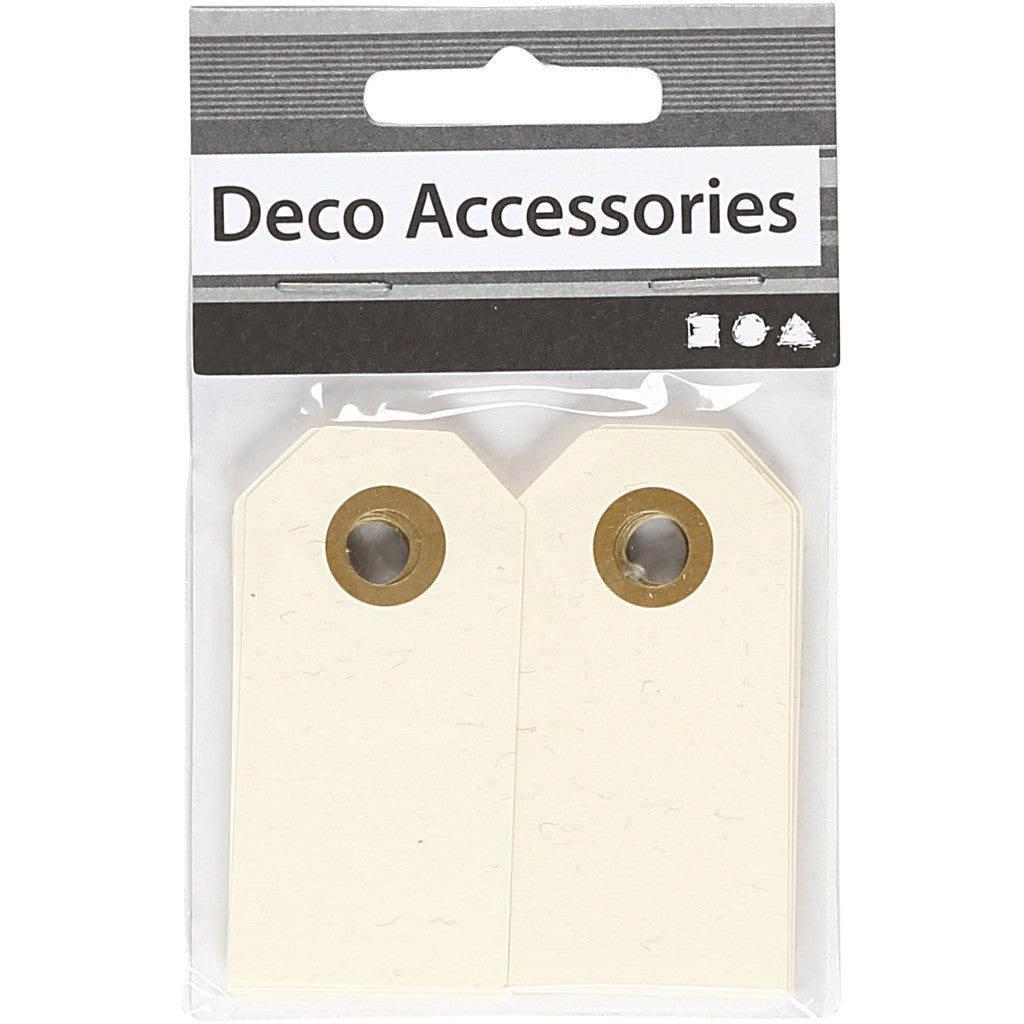 Manilla Labels Naturel 30x60mm - 30 st