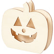 Skull, Pumpkin head, H: 13 cm, depth 3 cm, W: 13,5 cm 