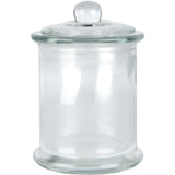 Pot met deksel, H: 14,5 cm, d: 8 cm - 10 st