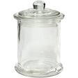 Jar with lid, H: 14,5 cm, D: 8 cm 