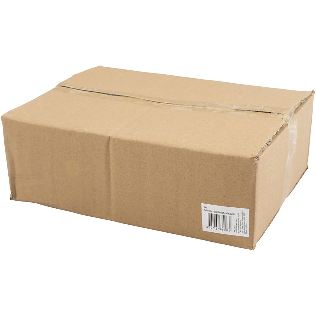 Waxinelicht, H: 8,4 cm, d: 7 cm, 240 ml - 12 st