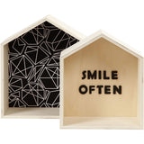 Showdozen, H: 22,5+25 cm, D: 12,5 cm, B: 19,5+22,5 cm - 2 st