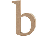 Letter, b, H: 13 cm, 2 cm, mdf - 1 st