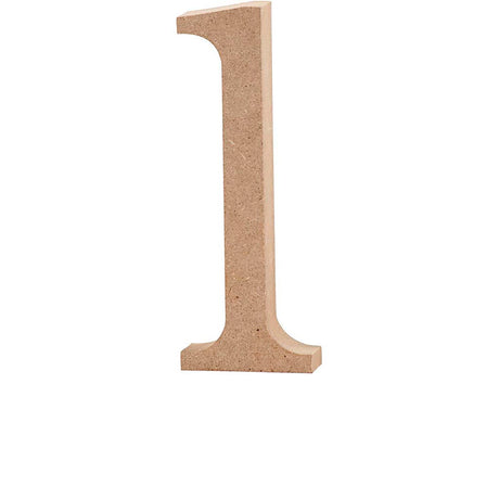 Letter, l, H: 12.7 cm, thickness 2 cm, MDF 