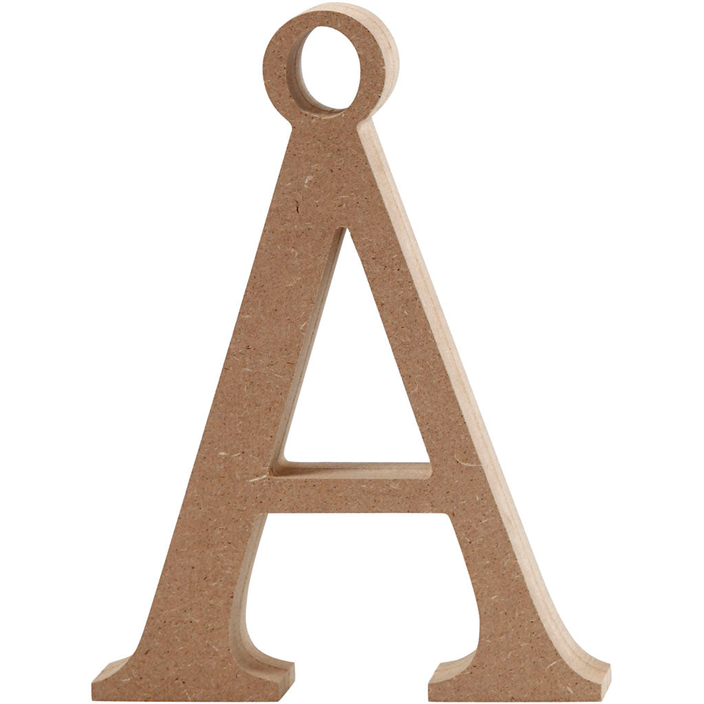 Letter, Ã H: 15,5 cm, 2 cm, mdf - 1 st