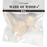 Vogel, H: 7,6 cm - 1 st