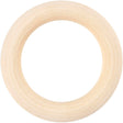 Curtain Ring, D: 55 mm, inner size 40 mm, grass wood 