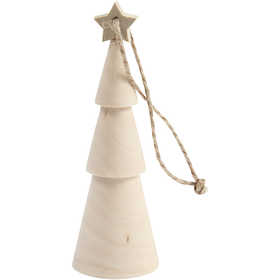 Kerstboom, H: 9 cm - 1 st